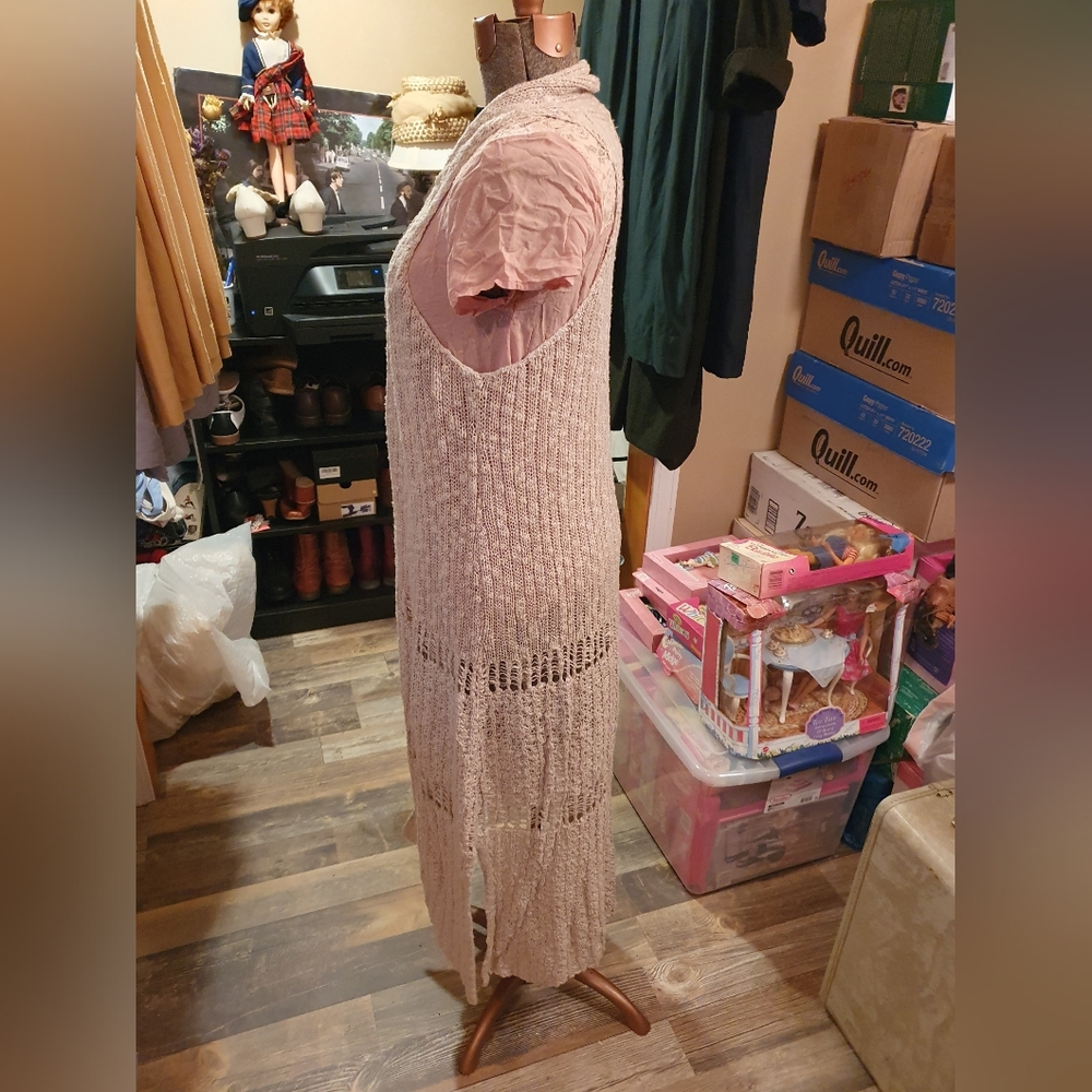💜 Long cardigan vest Beth Dutton Yellowstone halloween costume accessory - Picture 4 of 6